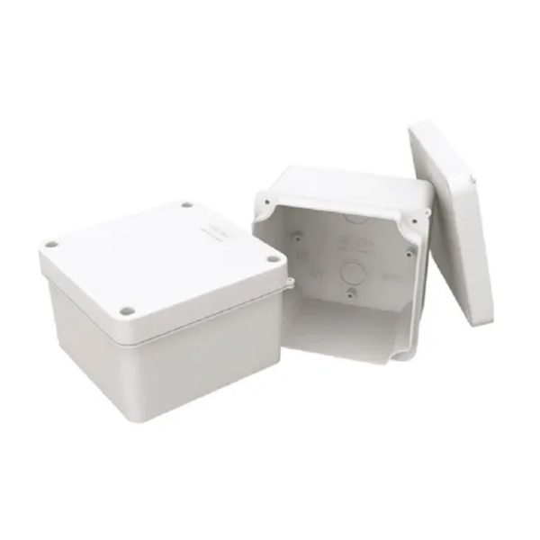 CAJA HERMETICA PARA EXTERIOR 10X10X7 BLANCA