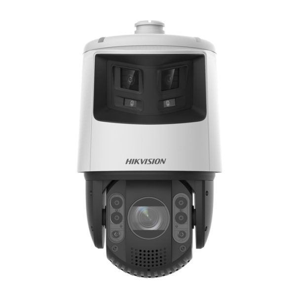 4 MEGAPIXEL CON CÁMARA PANORAMICA 6 MEGAPIXEL / 32X ZOOM / 200 MTS IR / 30 MTS LUZ BLANCA / ACUSENSE / IP66 / ALERTA AUDIBLE Y LUZ ESTROBOSCOPICA / AUTOSEGUIMIENTO / HI-POE / ALARMAS I/O / ULTRA BAJA