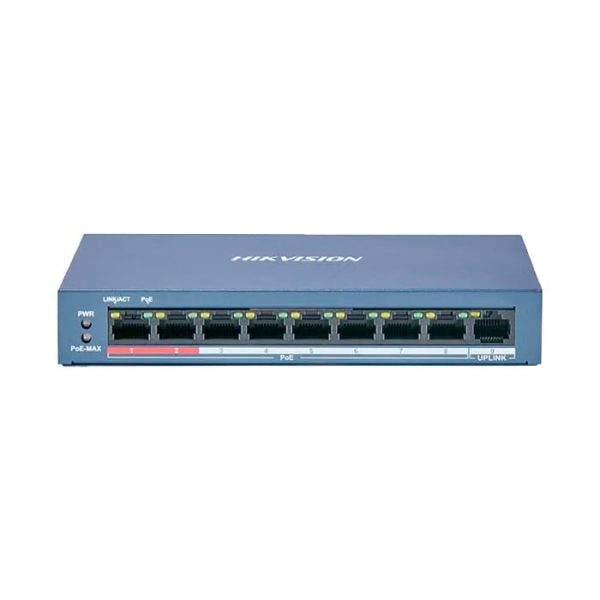 SWITCH POE 8 PUERTOS HIKVISION