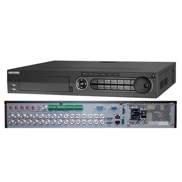 DVR 32 CANALES SOPORTA HASTA 8MP +16 CH IP 4SLOT DISCO