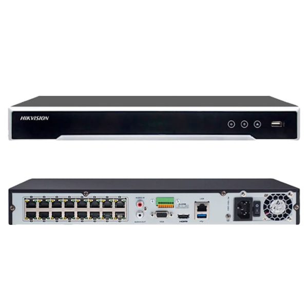 NVR 16 CANALES 12MP CAPACIDAD DE TRANSMISION 256MBPS / 4K