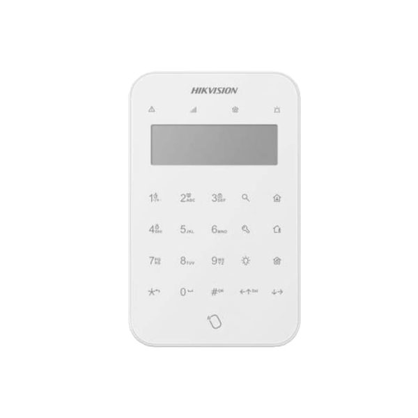 TECLADO LCD INALAMBRICO PARA ALARMA 2DA GEN HIKVISION