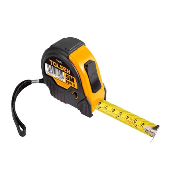 FLEXOMETRO TOLSEN ABS AMARILLO 5MTS*19MM