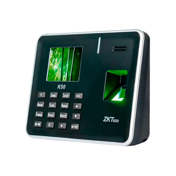 CONTROL DE TIEMPO, ASISTENCIA Y ACCESO, K50 ZKTECO HUELLA Y CLAVE TC IP