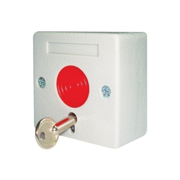 BOTON DE EMERGENCIA CON LLAVE