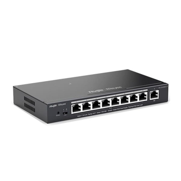 SWITCH 8 PUERTOS POE GIGABIT  GESTIONABLE RUIJIE
