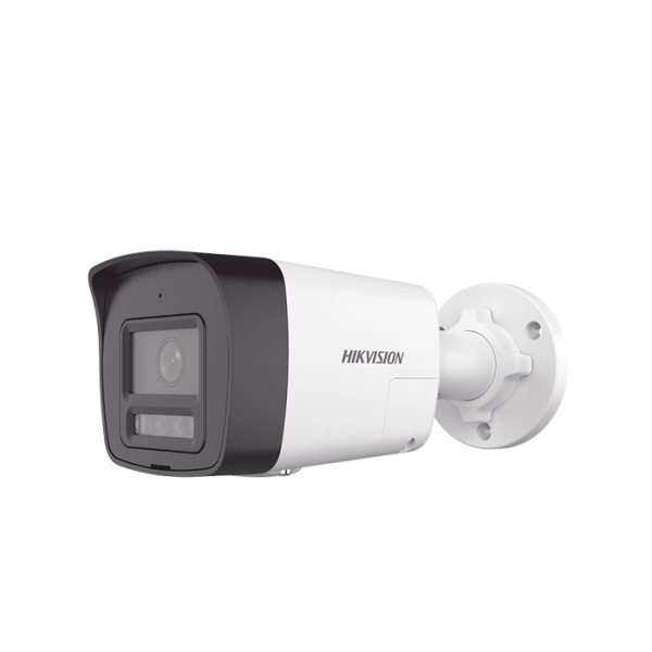 CAMARA TUBO IP 4MP AUDIO BIDIRECCIONAL  2.8 MM  DUAL LIGHT (30M IR + 20M LUZ BLANCA)  LUZ INTERMITENTE Y ALERTA DE AUDIO / MICRÓFONO INTEGRADO / ACUSENSE LITE / EXTERIOR IP67 / H.265 /