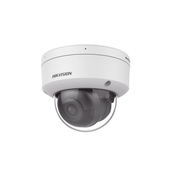 DOMO IP 4 MEGAPIXEL / LENTE 2.8 MM / DUAL LIGHT (40 MTS IR + 40 MTS LUZ BLANCA) / DARKFIGHTER S / EXTERIOR IP67 / IK10 / MICROFONO INTEGRADO / WDR 130 DB / 4 ANALÍTICOS: ACUSENSE, DETECCION FACIAL, CO