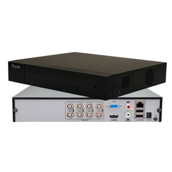 DVR 8CH 1080P 3K LITE AUDIO DOBLE VIA MOTION DETECTION 2.0 + 4 CH IP HASTA 6MP HILOOK