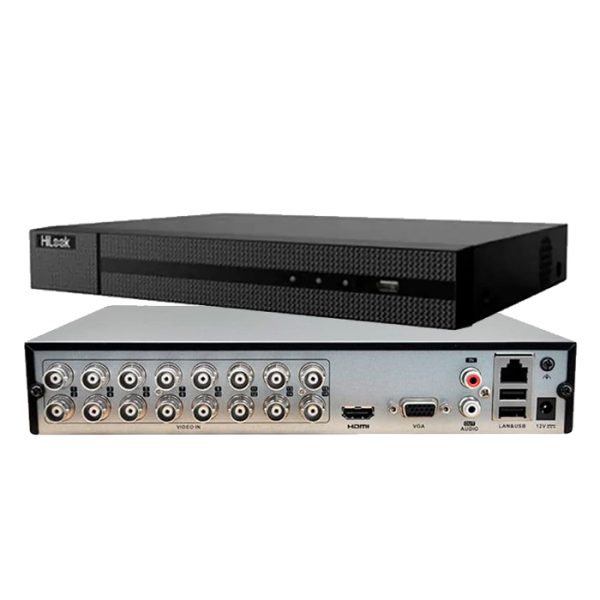 DVR 16CH SOPORTE HASTA 3K 5MP LITE SMART MOTION DETEC  AUDIO BIDIRECCIONAL HILOOK