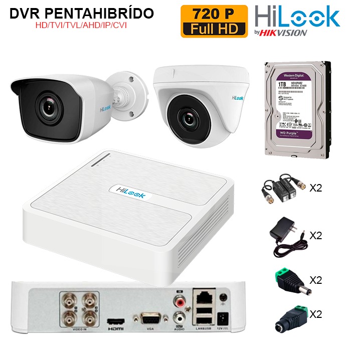 1 DVR-104G-K1 + 1 THC-B120-P + 1 THC-T120-P + 1 HDDWDIWD10PURZS + 2 JR-CA03 + 2 HT121250B + 2 JR-52 + 2 JR-53