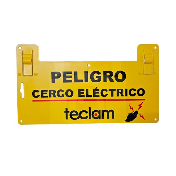 LETREROS DE ADVERTENCIA PARA CERCOS ELECTRICOS TECLAM