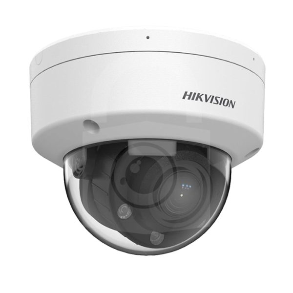 CÁMARA MINIDOMO IP, 4 MPX, LENTE MOTORIZADO 2.8 A 12 MM, DUAL LIGHT, MICRÓFONO, IP67/IK08, MICRO SD