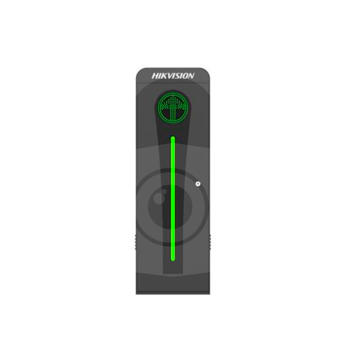 CUERPO DE BARRERA VEHICULAR DERECHA CON INDICADOR LED FABRICADO POR LA MARCA HIKVISION. ESTÁ DISEÑADO PARA EL CONTROL DE ACCESO DE VEHÍCULOS EN ESTACIONAMIENTOS O ÁREAS RESTRINGIDAS